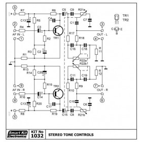 Σετ Συναρμολόγησης Προενισχυτής Stereo με Tone Control Smart KIT 1032
