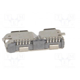 Βύσμα Micro USB 3.0 10 Pin Θηλυκό Οριζόντιο για PCB SMD Ninigi MUSBB-G3.0/SMD