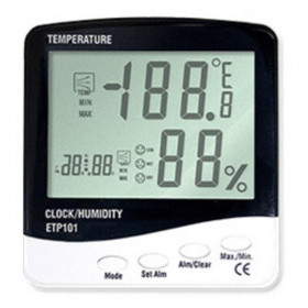 ETP-101 Θερμόμετρο / Υγρασιόμετρο / Ρολόι