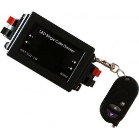 Dimmer Controller για Ταινίες LED Μονού Χρώματος 12-24VDC 90W Max. IP20 με Τηλεχειριστήρια RF 3300