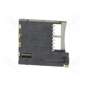 Υποδοχή για Κάρτες MicroSD για PCB SMD Push-Push Attend 112A-TAAR-R03
