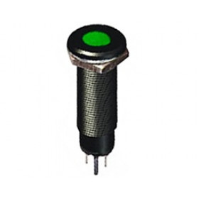 Ενδεικτική Λυχνία LED Πράσινη Φ10mm 230VAC/DC με Faston 02.011.0150