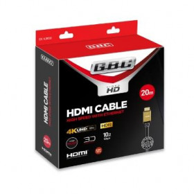 Καλώδιο HDMI v2.0 4K 60Hz 18Gbps 20m Μαύρο GBC 14.2852.81