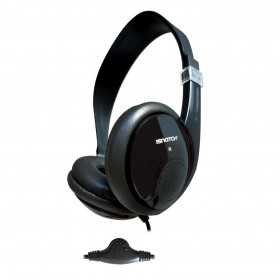 iSnatch HP5 Οn Ear Ενσύρματα Ακουστικά με 5m Καλώδιο & Ρύθμιση Έντασης Μαύρο