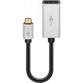 Adaptor USB-C Αρσενικό σε DisplayPort v1.4 Θηλυκό 15cm Goobay 60195