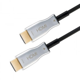 Καλώδιο HDMI v2.1 Hybrid Optical 8K 60Hz 48Gbps 100m (AOC) Μαύρο Goobay 61656