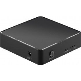 HDMI Audio Extractor 4K 30Hz με Έξοδο Ήχου 3.5mm και Toslink, Υποστήριξη ARC Μαύρο Goobay 58469