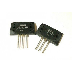 Ζευγάρι Transistor 2SA1215/2SC2921 PNP/NPN 160V 15A SanKen