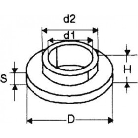 Μονωτική Ροδέλα TO220,Φ6.2mm, 130°C Max. Ninigi NIPPEL-TO220/1