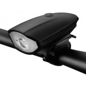 Φακός Ποδηλάτου Επαναφορτιζόμενος LED με Κόρνα 250lm Πορτοκαλί LI-7588-O