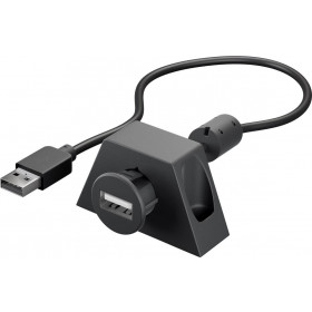 Καλώδιο Προέκτασης USB 2.0 Type A Αρσενικό σε Θηλυκό με Βάση Στήριξης 2m Goobay 93351