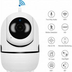 RealSafe XM-3250 IP Wi-Fi Κάμερα 1080p Εσωτερικού Χώρου με Κίνηση & Αμφίδρομο Ήχο