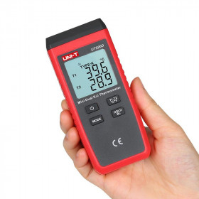 Ψηφιακό Θερμόμετρο -50 έως 1300°C 2 Καναλιών με Λειτουργία Μέτρησης Διαφοράς Θερμοκρασίας