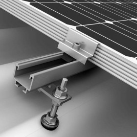 Τερματικά Στηρίγματα Φωτοβολταϊκών Panel με Προφίλ Αλουμινίου Πάχους 30mm Χωρίς Βίδα & Παξιμάδι