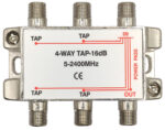Διακλαδωτής TAP-OFF 4 Εξόδων 16dB 5-2400MHz
