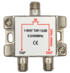 Διακλαδωτής TAP-OFF 1 Εξόδου 12dB 5-2400MHz