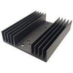 Ψύκτρα Αλουμινίου για Transistor TO-3/SOT-9/TO-66, 115x97x25mm 2.5K/W Μαύρη ΒΚ_04