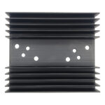 Ψύκτρα Αλουμινίου για Transistor TO-3/SOT-9/TO-66, 115x97x25mm 2.5K/W Μαύρη ΒΚ_04 - Image 2