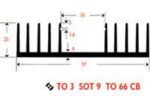 Ψύκτρα Αλουμινίου για Transistor TO-3/SOT-9/TO-66, 115x97x25mm 2.5K/W Μαύρη ΒΚ_04 - Image 4