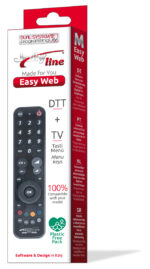 JollyLine Made for You Easy Web Τηλεχειριστήριο Προγραμματιζόμενο για Αποκωδικοποιητές & TV Μαύρο JL3074 - Image 2
