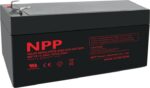 NPP Μπαταρία Μολύβδου 12V 3.2Ah 134x67x61mm Ακροδέκτες F1 4.8mm NP12-3.2NPP