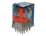 Ρελέ Ηλεκτρομαγνητικό 12VDC 5A 4 Επαφών N.O+N.C 14 Pin Faston 55.04 Asiaon