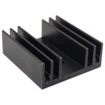 Ψύκτρα Αλουμινίου για Transistor TO-220/SOT-32, 30x30x11mm 8K/W Μαύρη ΒΚ16