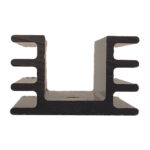 Ψύκτρα Αλουμινίου για Transistor TO-220/SOT-32, 40x40x15mm 7K/W Μαύρη ΒΚ17 - Image 2