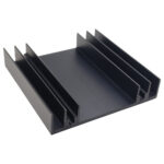 Ψύκτρα Αλουμινίου για Transistor TO-220/TO-3P/TO-32, 64x64x12mm 6K/W Μαύρη ΒΚ_130