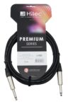 Καλώδιο 6.3mm Mono Αρσενικό σε Αρσενικό 3m Μαύρο Hilec CLPRO-JMJM/3