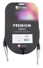 Καλώδιο 6.3mm Mono Αρσενικό σε Αρσενικό 6m Μαύρο Hilec CLPRO-JMJM/6
