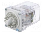Ρελέ Ηλεκτρομαγνητικό 6VDC 10A 3 Επαφών Ν.C+Ν.O 11 Pin Λυχνίας Relpol R15-1013-23-3006