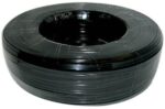 Τηλεφωνικό Καλώδιο Flat 4x0.12mm Καθαρός Χαλκός Μαύρο HEC428 100m