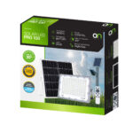 ON Solar LED PRO 100 Ηλιακός Προβολέας LED Ισχύος 100W Αλουμινίου IP65 2000lm με Τηλεχειριστήριο, Φυσικό Λευκό 4000Κ, Λευκός 23.8757.20 - Image 5