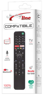 JollyLine Τηλεχειριστήριο Αντικατάστασης για Sony Smart TV με Τηλεχειριστήριο RMF-TX500E, Voice Control & Bluetooth JL1509 - Image 2