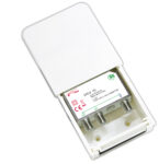 JollyLine 45168/5G Διακλαδωτής Ιστού TV 2 Εξόδων 40-694MHz με 1x Power Pass DPE/2 -5G