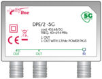 JollyLine 45168/5G Διακλαδωτής Ιστού TV 2 Εξόδων 40-694MHz με 1x Power Pass DPE/2 -5G - Image 2