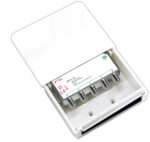 JollyLine 45219/5G Διακλαδωτής Ιστού TV 4 Εξόδων 40-694MHz με 1x Power Pass DPE/4 -5G