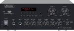 XDome Ραδιοενισχυτής Ήχου Stereo 100W RMS 4-16Ω 2 Ζωνών FM/USB/Bluetooth/2xMIC/2xAUX 220V Μαύρος 04.2170.00