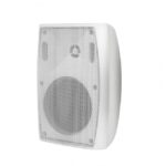 MegaSound SM-M226W Ζεύγος Ηχείων Λευκά Πλαστικά 2 Δρόμων 6" 75W 8Ω/100V με Βάση Τοίχου 210x190x310mm
