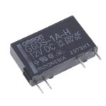 Ρελέ Ηλεκτρομαγνητικό 12VDC 5A 1 Επαφής N.O 4 Pin για PCB Omron G6DS-1A-H-12DC