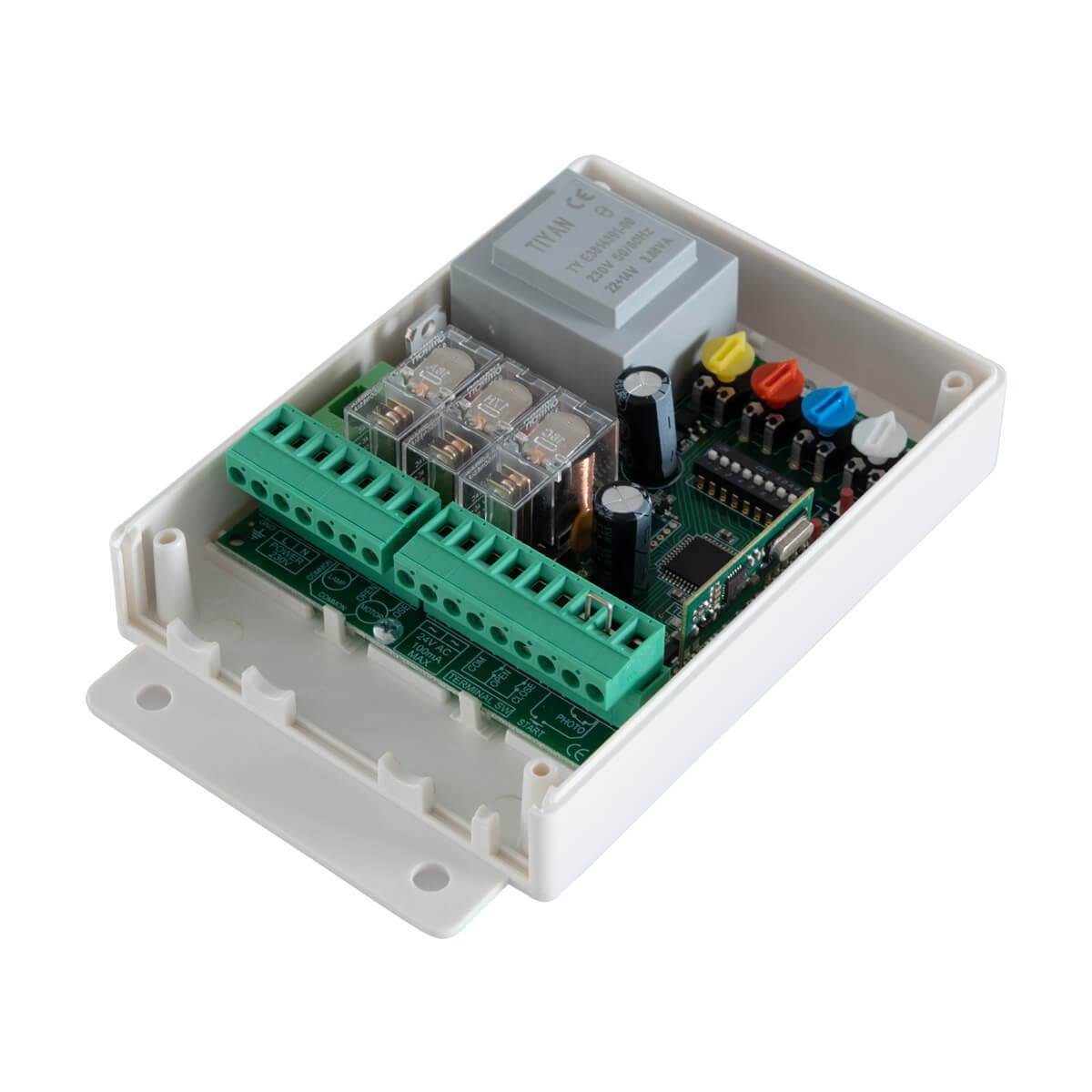913962160-o1.jpg Autotech S-5070 D Πίνακας Ελέγχου Μοτέρ για Συρόμενες Πόρτες 230VAC 433MHz Κυλιόμενου Κωδικού Keeloq 64bit - Image 1