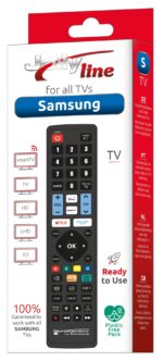 JollyLine Τηλεχειριστήριο Αντικατάστασης για Samsung TV Μαύρο JL1716 - Image 2