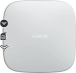 Ajax Systems Hub Plus Κεντρική Μονάδα με Dual Sim GSM 3G, Wi-Fi, LAN, Επίβλεψη Καμερών Λευκή