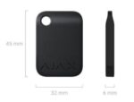 Ajax Tag Μπρελόκ Ανέπαφης Πρόσβασης 45x32x6mm Μαύρο - Image 5