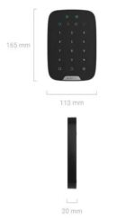 Ajax Systems KeyPad S Plus Ασύρματο Πληκτρολόγιο Αφής με Αναγνώστη RFID & Φωτιζόμενα Πλήκτρα Λευκό - Image 5