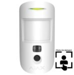 Ajax Systems MotionCam S PhOD Ασύρματος Ανιχνευτής Κίνησης Συναγερμού PIR με Αγνόηση Κατοικιδίων & Φωτογραφική Κάμερα Λευκός