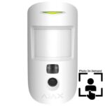 Ajax Systems MotionCam S PhOD Ασύρματος Ανιχνευτής Κίνησης Συναγερμού PIR με Αγνόηση Κατοικιδίων & Φωτογραφική Κάμερα Λευκός