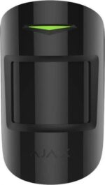 Ajax Systems MotionProtect S Plus Ασύρματος Ανιχνευτής Κίνησης Συναγερμού PIR, Microwave & Αγνόηση Κατοικιδίων Μαύρος