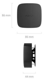Ajax Systems FireProtect 2 RB (HEAT) Ασύρματος Ανιχνευτής Φωτιάς με Αισθητήρα Θερμότητας Μαύρος - Image 4